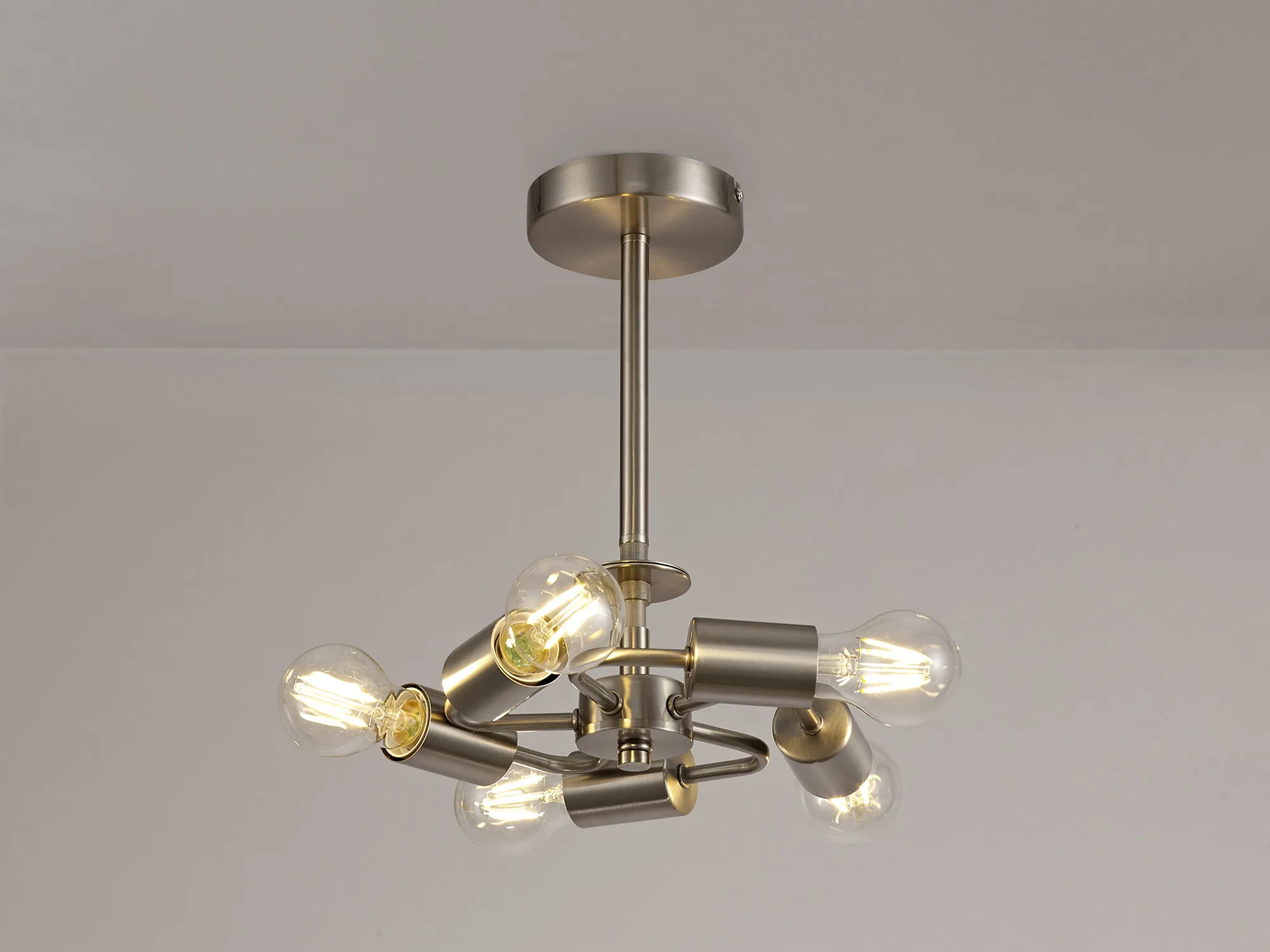 Baymont SN Ceiling Lights Deco Semi Flush Fittings Baymont SN Ceiling Lights Deco Semi Flush Fittings
